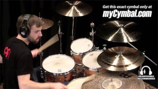 Video thumbnail for Meinl 22" Byzance Dark Stadium Ride Cymbal - Played by Pete Towle (B22STR-1031413Z) by Memphis Drum Shop