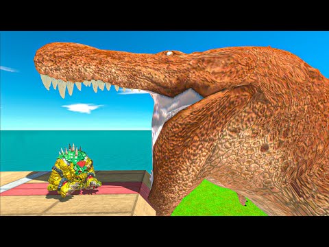 MEGA MOSASAURUS vs. Workshop Units - Animal Revolt Battle Simulator