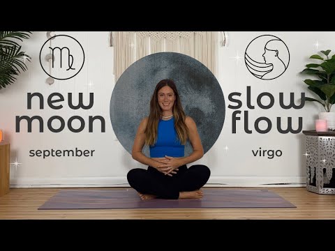 NEW MOON YOGA 🌚 virgo season | meditative full body yoga [30 min]