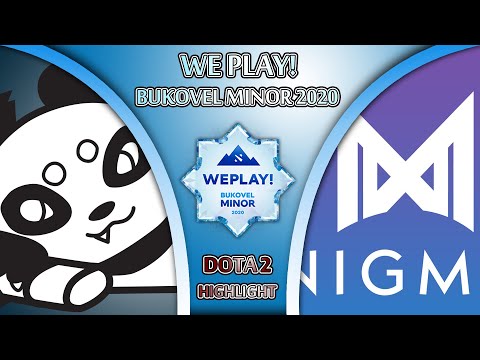 [ACTION] Fighting PandaS vs Nigma Bukovel Minor 2020 Dota 2 Highlights