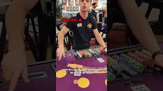 Don&#39;t ever make this mistake in blackjack! #blackjack #vegastips
