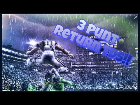 Madden 18 | 3 Punt Return TDs in One Game!!