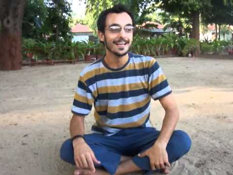 New Year's Wishes to Nipun, Guri and Pancho in Gujarati from Jesus at Gandhi Ashram