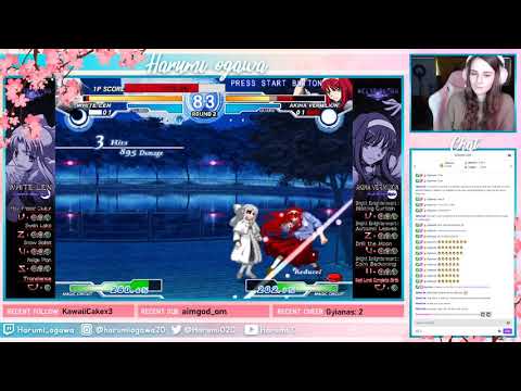 Melty Blood AACC White Len VS Akiha Vermillion