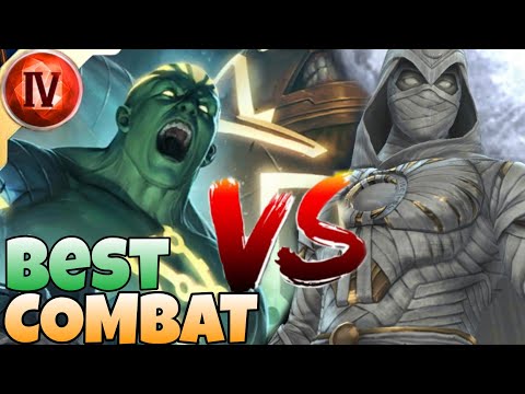 T4 HULK vs MOON KNIGHT | ABL Comparison | COMBAT MALE HUMAN | Fracture | MARVEL FUTURE FIGHT | MFF