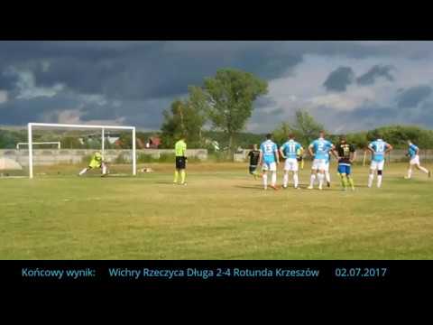 Mecz barażowy: Wichry Rzeczyca Długa - Rotunda Krzeszów (niewykorzystany rzut karny) 02.07.2017