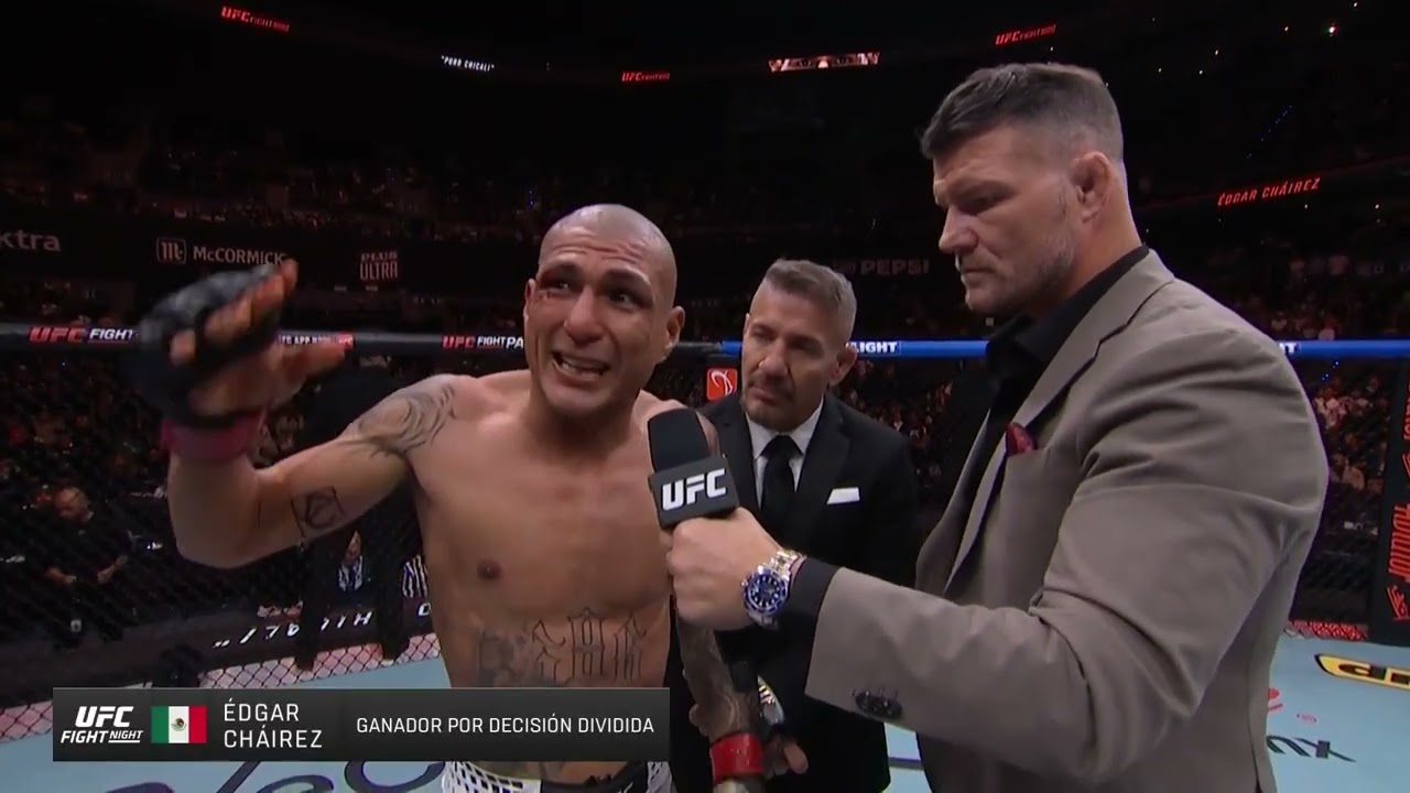 #UFCMéxico Edgar Chairez Entrevista en el Octágono