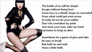 Jessie J - Casualty Of Love / Lyrics On A Screen
