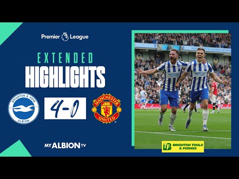 Extended PL Highlights: Albion 4 Man United 0