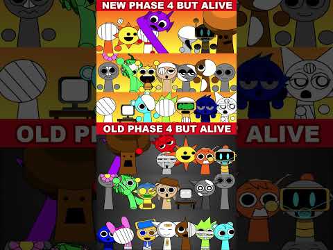 Sprunki Phase 4 But Alive NEW VS Phase 4 But Alive OLD *Mix Version*