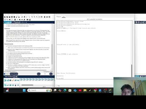 10.4.3 Lab - Build a Switch and Router Network