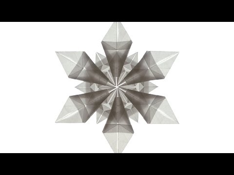 ORIGAMI SNOWFLAKE ❄ (Jo Nakashima)