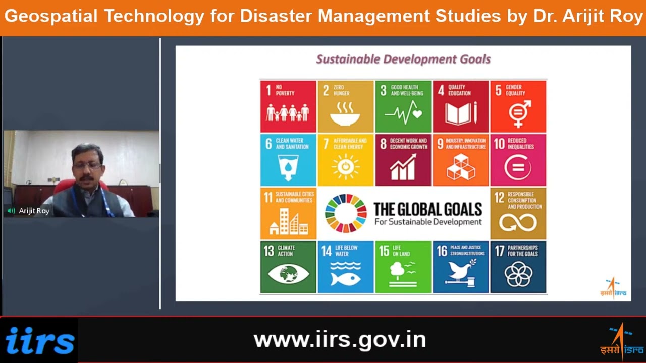 Geospatial Technology for Disaster Management Studies by Dr.  Arijit Roy