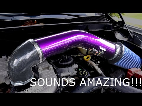MY NEW ILLUSION PURPLE CFT COOL AIR INTAKE FOR THE TITAN XD