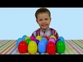 20 открывает яйца сюрприз игрушки Unboxing plastic surprise eggs Angry ...