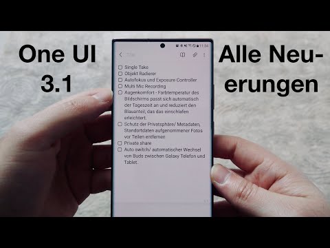 Samsung One UI 3.1 Alle Neuerungen (deutsch)