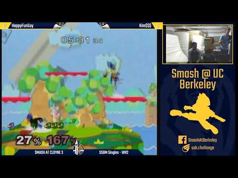 Smash at Cloyne 3 - Melee Singles WR1: HappyFunGuy vs Kim$$$