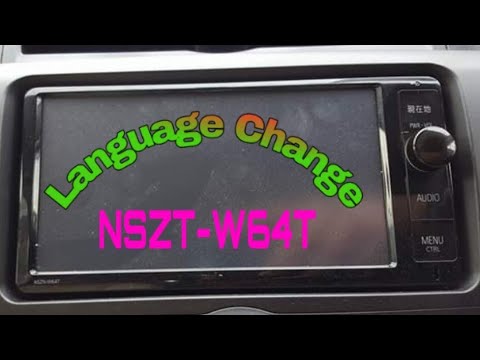 Toyota Nszt W64T Dvd Player Full Setup
