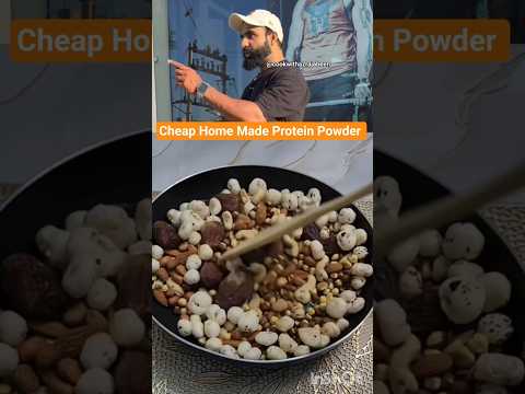 Homemade Protein Powder Recipe | Weight Gain Shake #shorts #youtubeshorts #ytshorts #proteinpowder