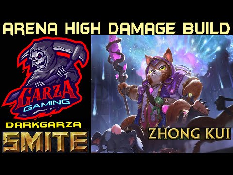 Smite Arena Zhong Kui High Damage Build | Newbie Friendly GOD | Smite Season 8 Zhong Kui Damage