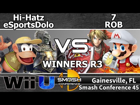Hi-Hatz & eSportsDolo vs. 7 & ROB - SSB4 Teams Winners R3 - SC45
