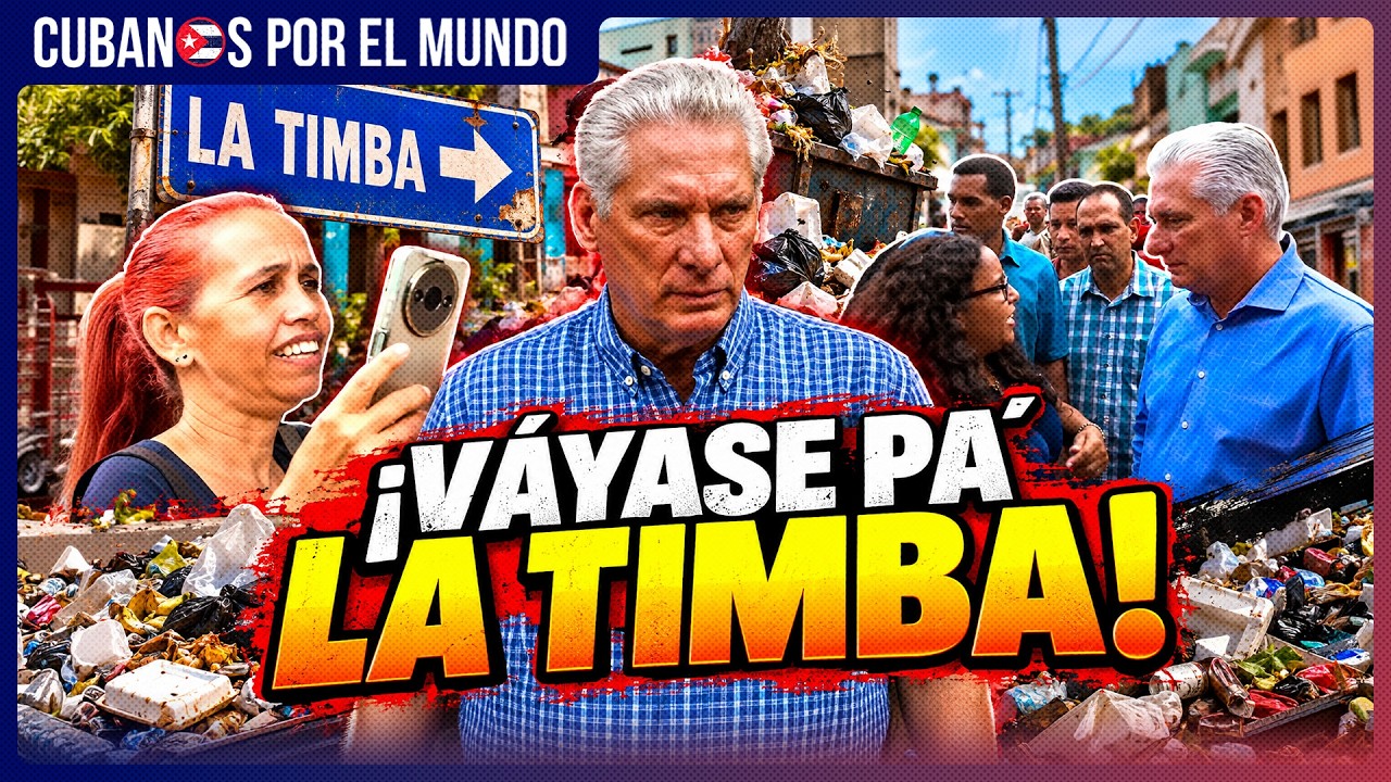 Díaz-Canel en La Timba: una cubana que vive en Francia lo aplaude