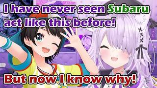 Okayu found a new side of Subaru [hololive/ENG Subs]