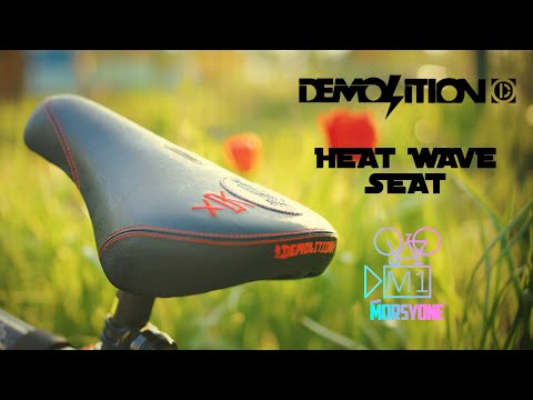 MORSYONE NEW BMX SEAT | Kevin Peraza Insane Trick | DEMOLITION HEAT WAVE SEAT KEVIN PERAZA SIG.