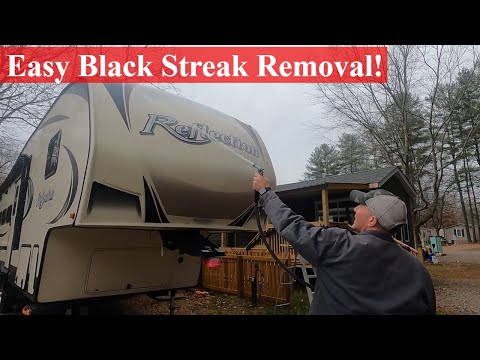 How To Remove Black Streaks From Your RV | Wash Wax All Review