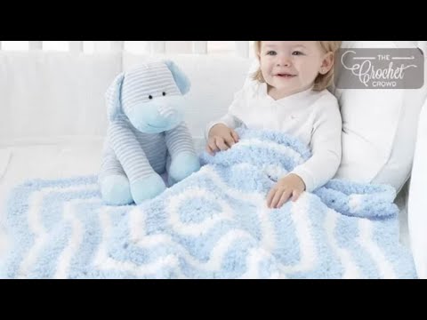 Left Hand Crochet for Beginners Baby Blanket Pattern The Crochet Crowd