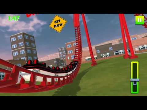 Roller Coaster Thrill Ride Video