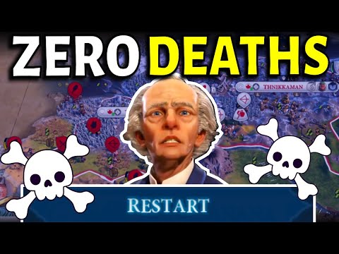 Civ 6 | Domination, But ANY Unit Death Resets My Game! (Deathless Civilization VI)