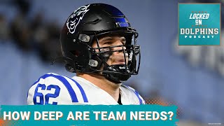 How Deep Are 2024 NFL Draft Positions That The Miami Dolphins Need Most?
