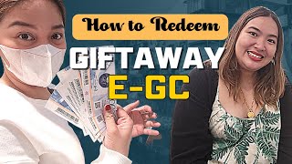 How to REDEEM eGIFT from GIFTAWAY (SM Gift Certificate etc.)