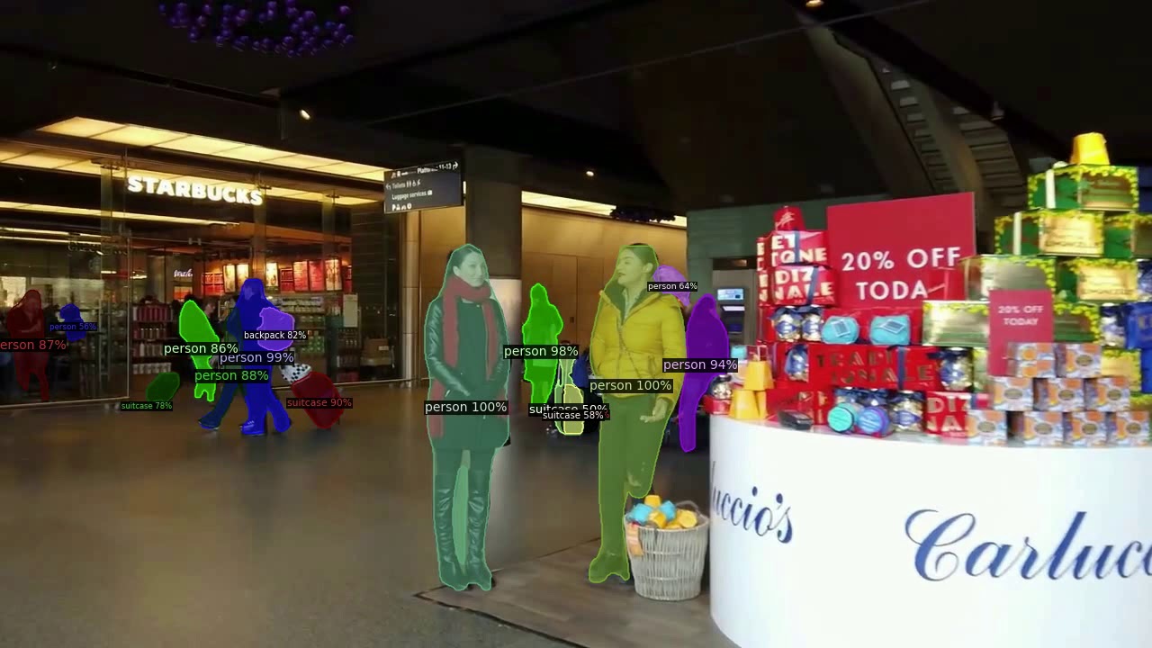 Instance Segmentation of Pedestrian Target