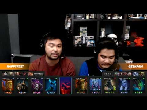 Happyfeet vs GeekFam TI7 sea qualifier (Bo1)