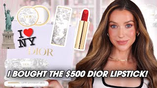 NYC SHOPPING HAUL! $500 DIOR LIPSTICK REVIEW + ROUGE PREMIER UNBOXING! Erin Nicole TV