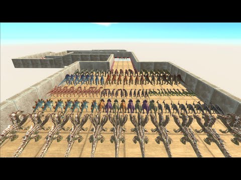 Race get a eat Green Pig #13 - Animal Revolt Battle Simulator