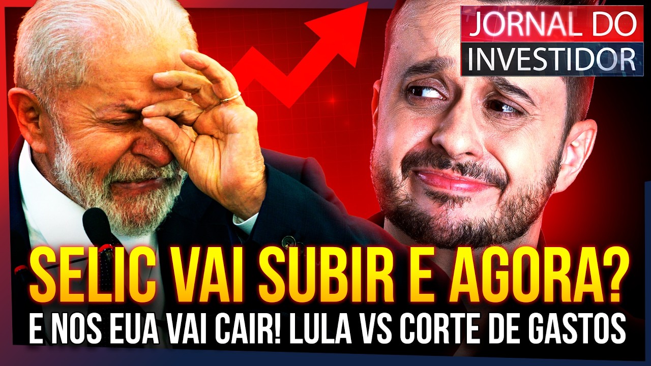 GOVERNO fala em CORTE DE GASTOS, mas você nem imagina de onde! SELIC vai SUBIR! Magalu em alta!