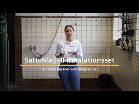 Reinigung der SaHoMa®-II Mesh-Verneblereinheit | NEBU-TEC