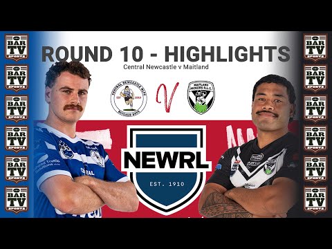 2025 NEWRL Round 10 Highlights - Central Newcastle v Maitland
