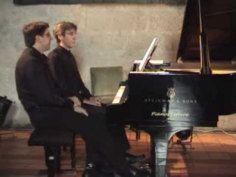 Erik SATIE: La Belle Excentrique, piano 4 mains, Laurent Bonaccorsi & Jean-Louis Garcia