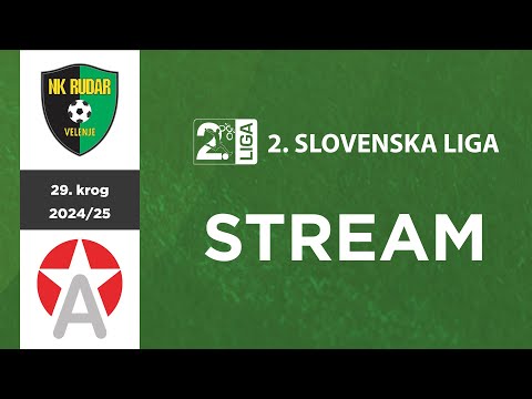 Rudar Velenje - Aluminij | 29. krog 2. SNL 2024/25 | Stream