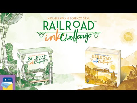 Railroad Ink Challenge: Forest and Desert DLC Gameplay Walkthrough Part 2 (by Horrible Guild) - YouTube
