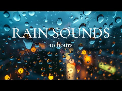 10 Hours of Rain on a Window • No Music, No Talking, No Thunder 🌧️