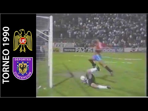 Unión Española 2-0 Deportes Concepción - Campeonato Nacional 1990 - Resumen