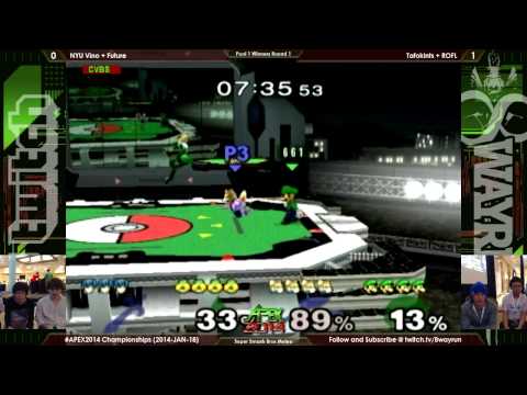 APEX 2014   SSBM P1W1   NYU Vino + Future VS Tafokints + ROFL