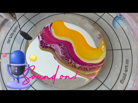 395. Sheleeart Fluid artist - Trying to recreate a sunset pour