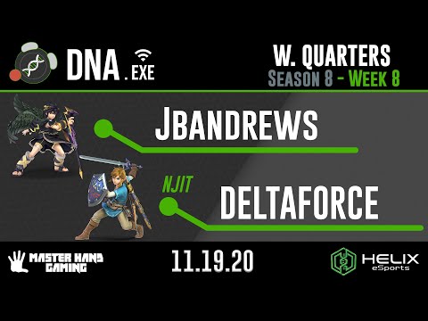 DNA.EXE S8:W8 - Jbandrews (Dark Pit) Vs. NJIT | DELTAFORCE (Link) - W Quarterfinals