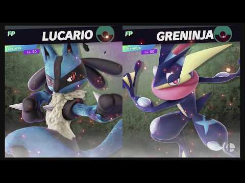 Super Smash Bros Ultimate Amiibo Fights  – Request #13747 Lucario vs Greninja
